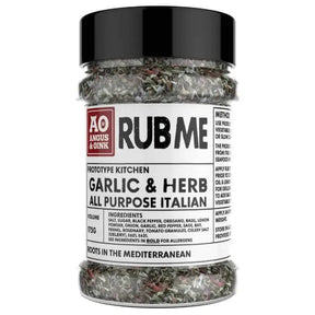 Angus & Oink Garlic & Herb Seasoning 185g, rubs & sauces, butcher prepared, Bromfields Butchers
