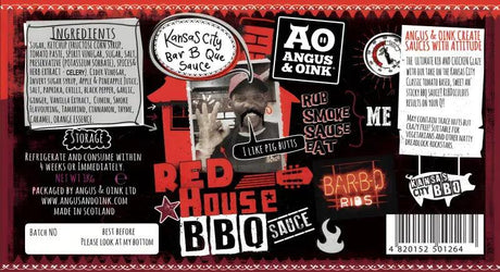 Angus & Oink Kansas City BBQ Sauce 300ml - Bromfields Online Butchers