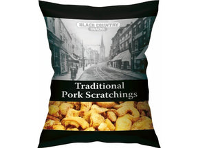 Black Country Pork Scratchings 70g, deli, butcher prepared, Bromfields Butchers