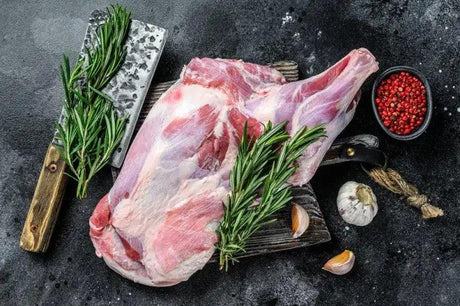 Bone In Welsh Lamb Shoulder - Bromfields Online Butchers UK