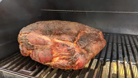butcher prepared pork butt , Bromfields Butchers