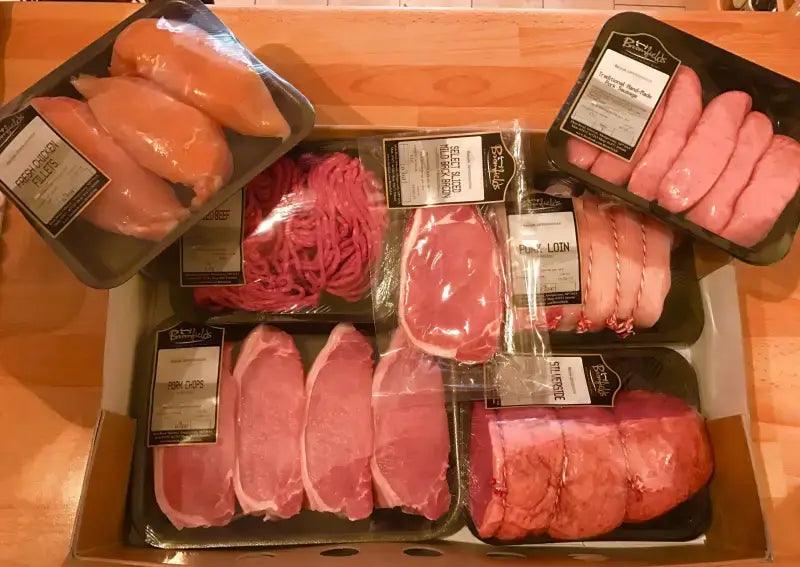 , butcher prepared, Bromfields Butchers