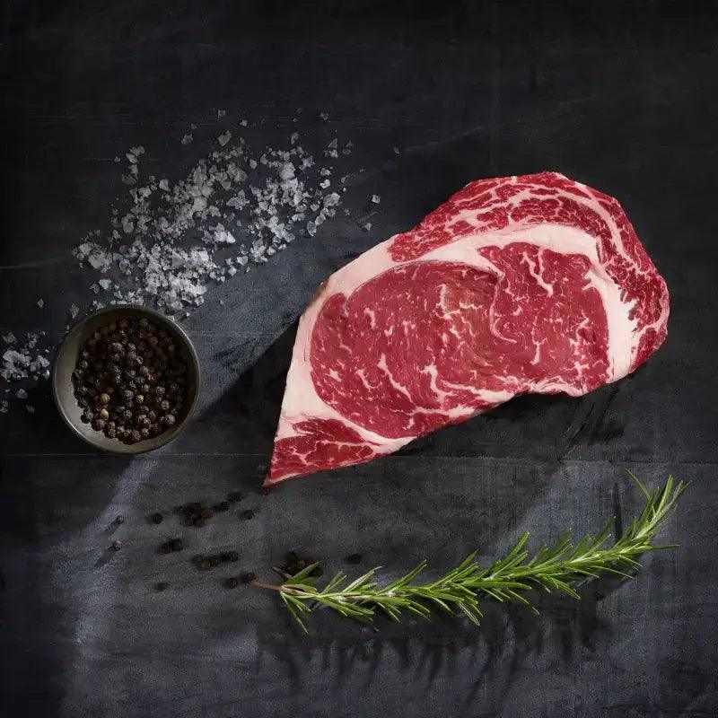 Dry Aged Welsh Sirloin Steak, beef, butcher prepared, Bromfields Butchers
