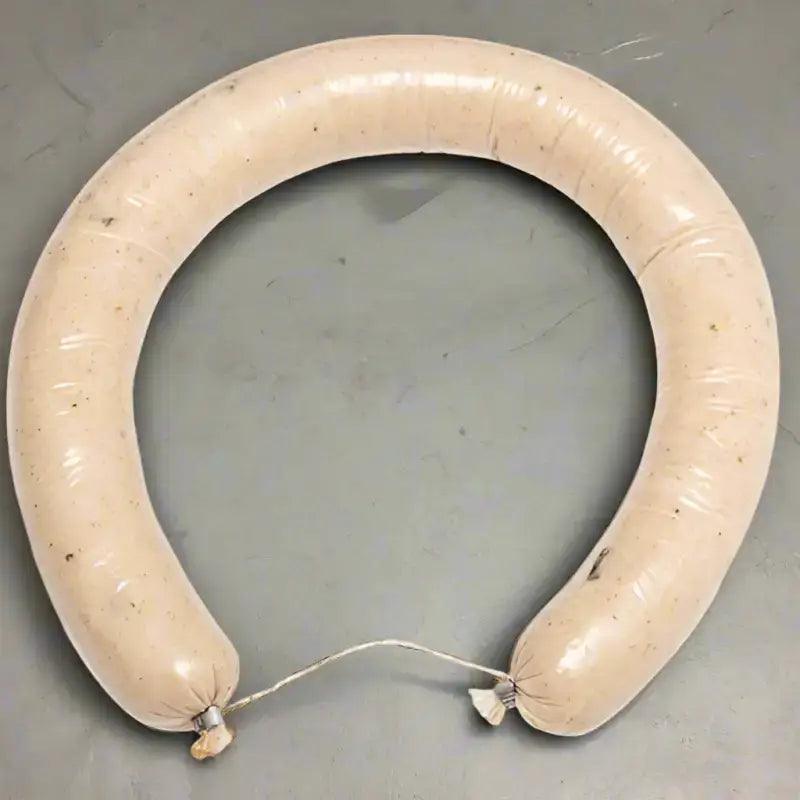 Finest Award Winning White Pudding Ring 500g, pork, butcher prepared, Bromfields Butchers