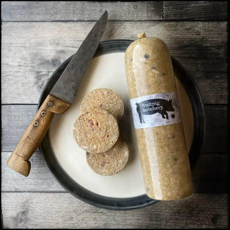 Fruit Pig White Pudding (Hogs Pudding) - Bromfields Online Butchers UK