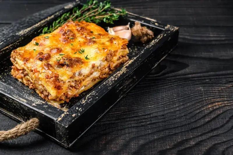 Homemade Welsh Beef Lasagne, ready meals, butcher prepared, Bromfields Butchers