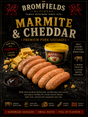 Marmite & Cheddar Pork Sausage 6's - Bromfields Online Butchers UK
