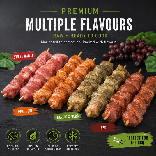 Chicken Kebabs 3's - Bromfields Online Butchers UK