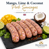 Mango, Lime & Coconut Pork Sausage 6’s