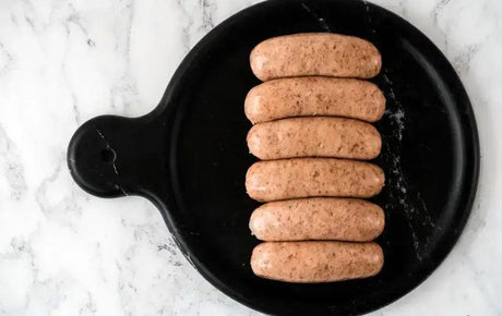 Marmite & Cheddar Pork Sausage 6's - Bromfields Online Butchers UK