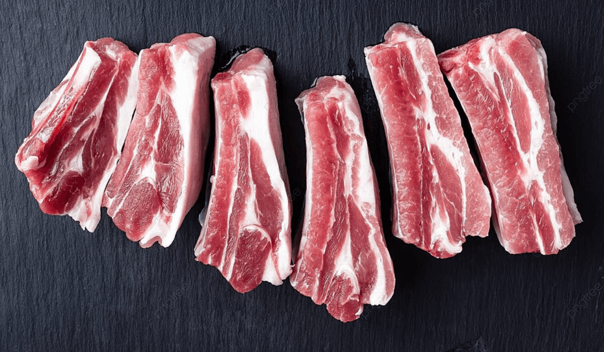 Extra Meaty Pork Ribs 1kg, pork, butcher prepared, Bromfields Butchers