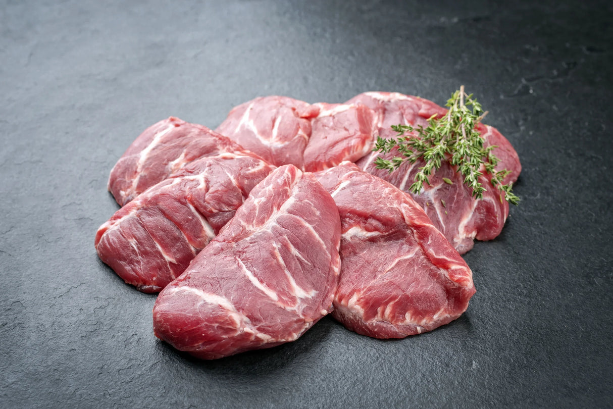 Pigs Cheeks 1kg, pork, butcher prepared, Bromfields Butchers