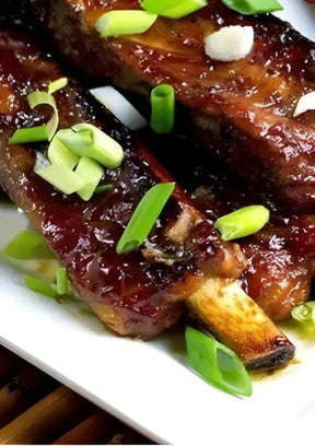 Pork King Ribs in a Chinese Style King Rib Marinade 1kg, butcher prepared, Bromfields Butchers