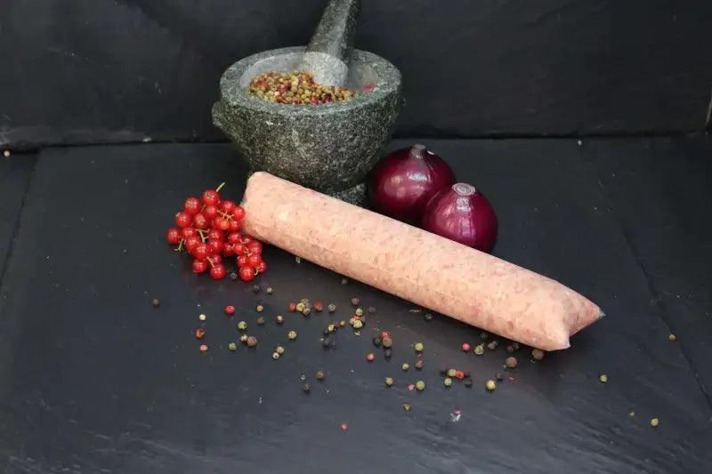 Sage & Onion Sausage Meat Stuffing 1lb, pork, butcher prepared, Bromfields Butchers