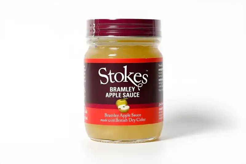 Stokes Traditional Apple Sauce with British Dry Cider 240g, deli, butcher prepared, Bromfields Butchers