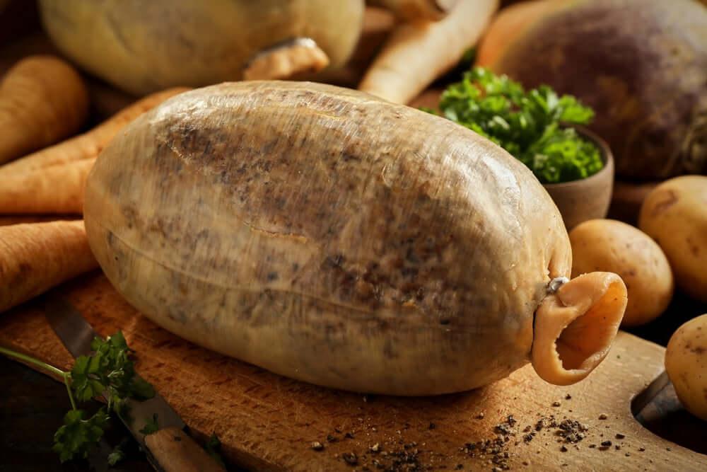 Traditional Haggis 454g, butcher prepared, Bromfields Butchers