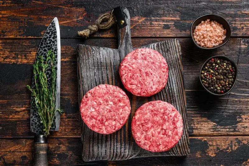 Welsh Lamb & Mint Burgers 4's, lamb, butcher prepared, Bromfields Butchers