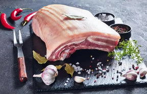 Whole Bone-In Pork Belly 6-7Kg, pork, butcher prepared, Bromfields Butchers
