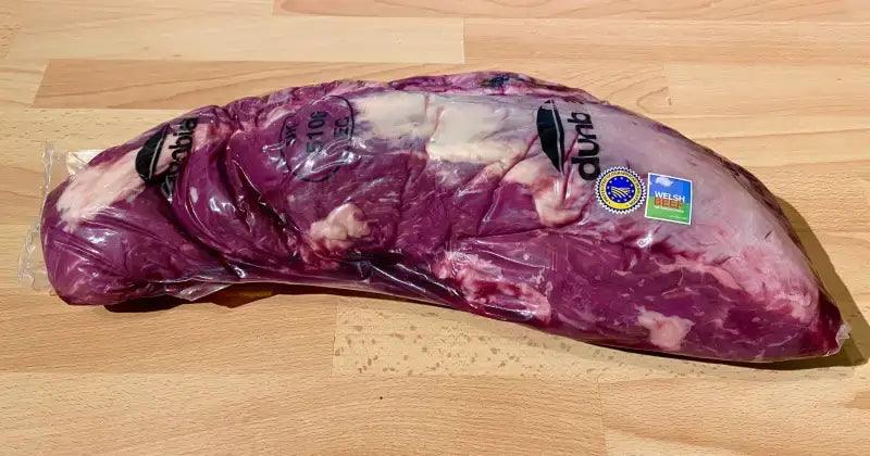 Whole Welsh Beef Fillet, beef, butcher prepared, Bromfields Butchers