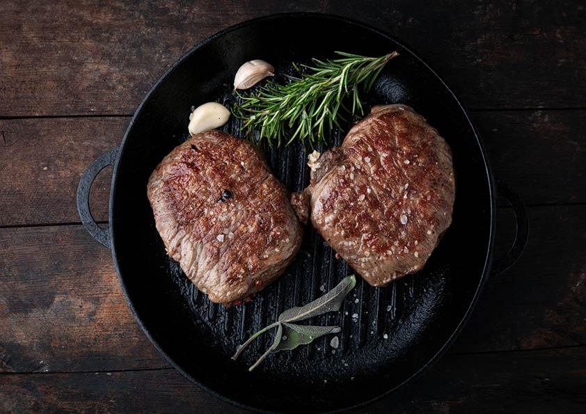 Wild Boar Steaks 2 x 125g, exotic meats, butcher prepared, Bromfields Butchers