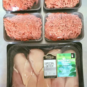 Essentials Chicken Breasts and Minced Beef