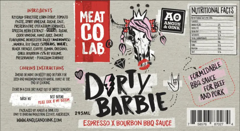 Dirty Barbie BBQ Sauce 300ml