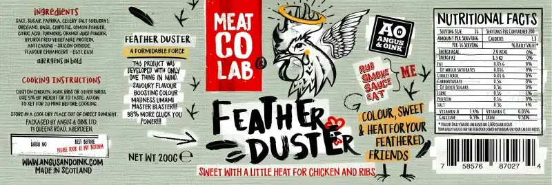 Angus & Oink Feather Duster 200g - Rubs Sauces