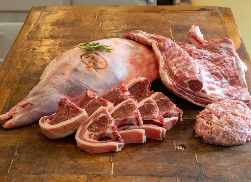 Free Range Half Lamb Box.