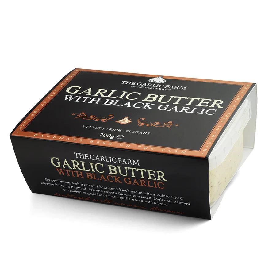 Garlic Butter with Black Garlic - The Garlic Farm Isle of wight - Bromfields Butchers