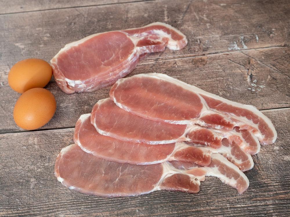 Home Cured Back Bacon 400g - Bromfields Butchers
