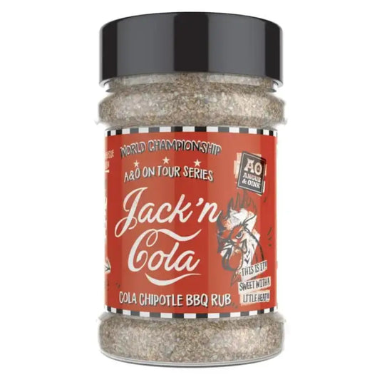 Angus & Oink Jack Daniels World Championship Cola BBQ Rub 200g - Rubs Sauces