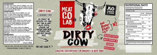 DIRTY COW BEEF BBQ RUB 200G - Bromfields-Butchers 