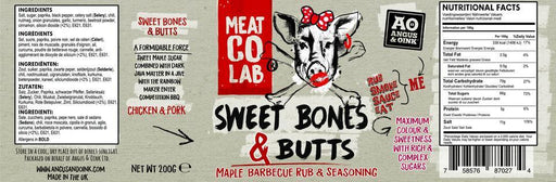 SWEET BONES & BUTTS BBQ RUB 200G - Bromfields-Butchers 